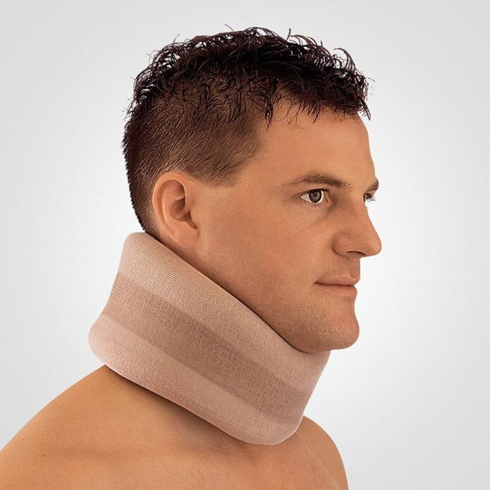corsé para la osteocondrosis cervical